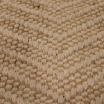 Jute & Cotton Floor Rug - 60x90cm