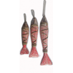 Hanging Fish - Red & White Small
