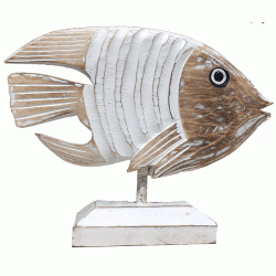 Timber Fish on Stand