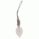 Hanging Leaf Decor - Cream