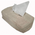 Tissue Box Cover w/Bottom - Natural* Tissue Box Cover w/Bottom - Natural*