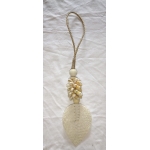 Hanging Leaf Decor - Cream