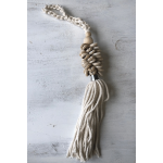 Hanging Leaf Decor - Long Shell Cluster 47cm