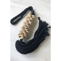 Hanging Decor - Black Shell Cluster 