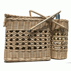 Picnic Basket w/Bottle Holder