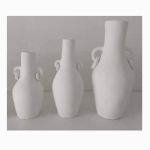 Pot w/Handles & Rings White Large