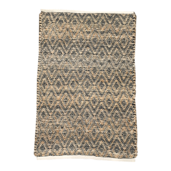 Jute & Cotton Floor Rug 60x90cm