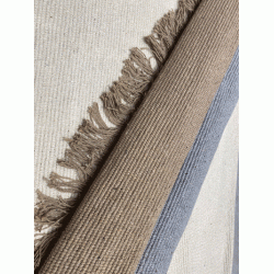 Cotton Ribbed Rug 60x90cm